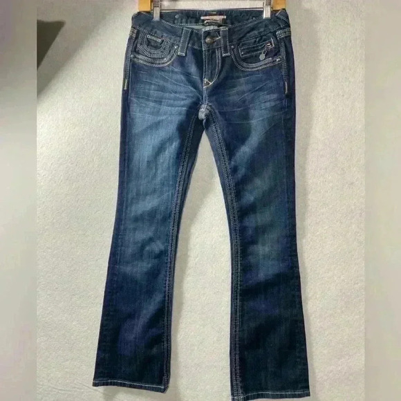 BE Rock Los Angeles For Express Blue Jeans Size 2 - Picture 1 of 4